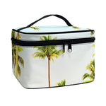 Coconut Tree Print Travel Makeup Bag