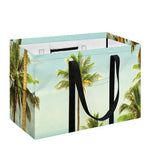 Coconut Tree Print Utility Tote Bag