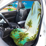 Coconut Tree Print Waterproof Car Seat Cover