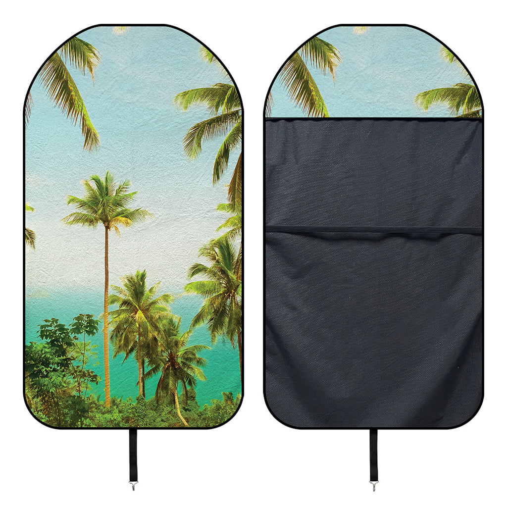 Coconut Tree Print Waterproof Car Seat Cover