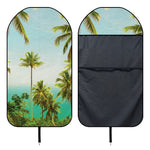 Coconut Tree Print Waterproof Car Seat Cover