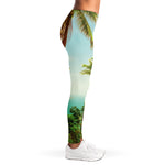 Coconut Tree Print Women's Leggings