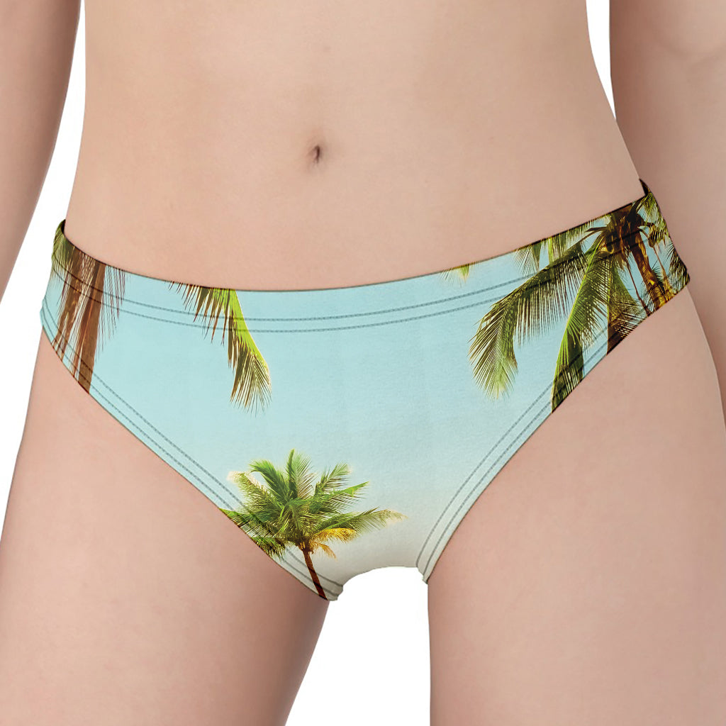 Coconut Tree Print Women's Panties