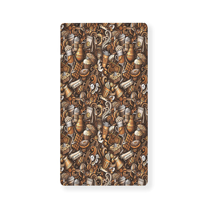 Coffee And Dessert Drawing Pattern Print Baby Crib Sheet