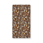 Coffee And Dessert Drawing Pattern Print Baby Crib Sheet