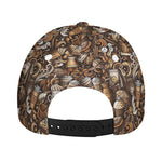 Coffee And Dessert Drawing Pattern Print Baseball Cap