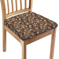 Coffee And Dessert Drawing Pattern Print Chair Cushion Cover