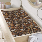 Coffee And Dessert Drawing Pattern Print Changing Pad Cover