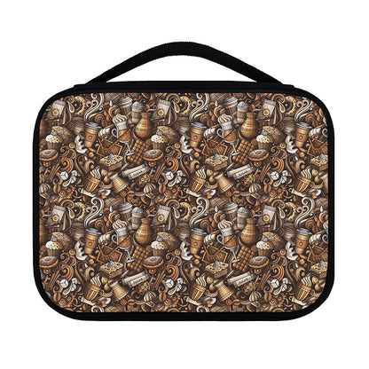 Coffee And Dessert Drawing Pattern Print Classic Bible Case