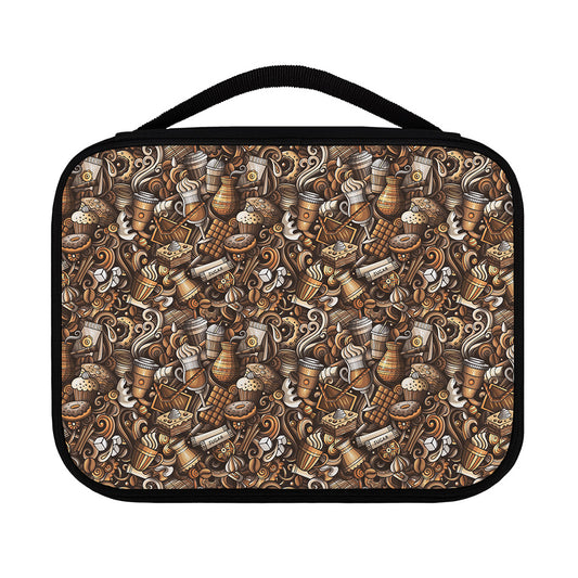 Coffee And Dessert Drawing Pattern Print Classic Bible Case