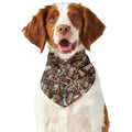 Coffee And Dessert Drawing Pattern Print Dog Bandana