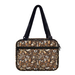 Coffee And Dessert Drawing Pattern Print Double Strap Bible Bag