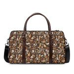 Coffee And Dessert Drawing Pattern Print Duffle Bag