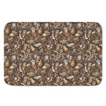 Coffee And Dessert Drawing Pattern Print Indoor Door Mat