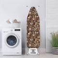 Coffee And Dessert Drawing Pattern Print Ironing Board Cover