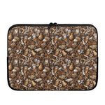 Coffee And Dessert Drawing Pattern Print Laptop Sleeve