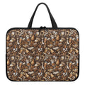Coffee And Dessert Drawing Pattern Print Laptop Sleeve With Handle