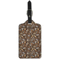 Coffee And Dessert Drawing Pattern Print Luggage Tag