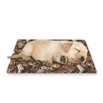 Coffee And Dessert Drawing Pattern Print Pet Cooling Mat Cover