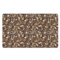 Coffee And Dessert Drawing Pattern Print Polyester Doormat