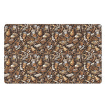 Coffee And Dessert Drawing Pattern Print Polyester Doormat