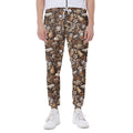 Coffee And Dessert Drawing Pattern Print Joggers