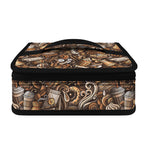 Coffee And Dessert Drawing Pattern Print Small Lunch Bag
