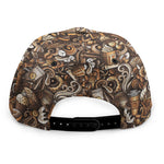 Coffee And Dessert Drawing Pattern Print Snapback Cap