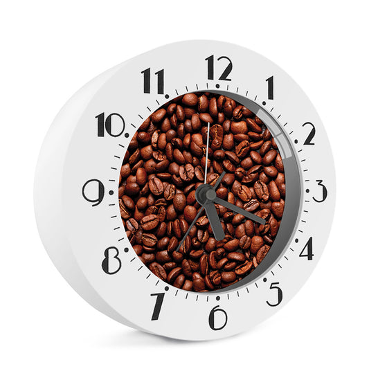 Coffee Beans Print Alarm Clock
