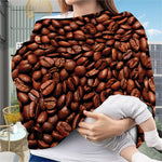 Coffee Beans Print Baby Seat Cover