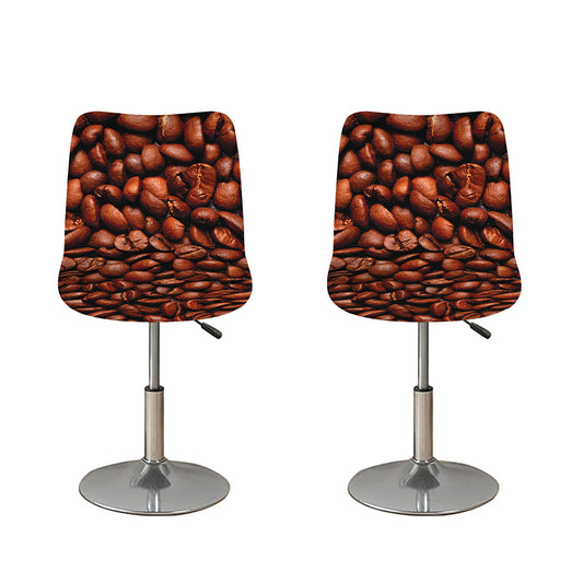 Coffee Beans Print Bar Stool Covers