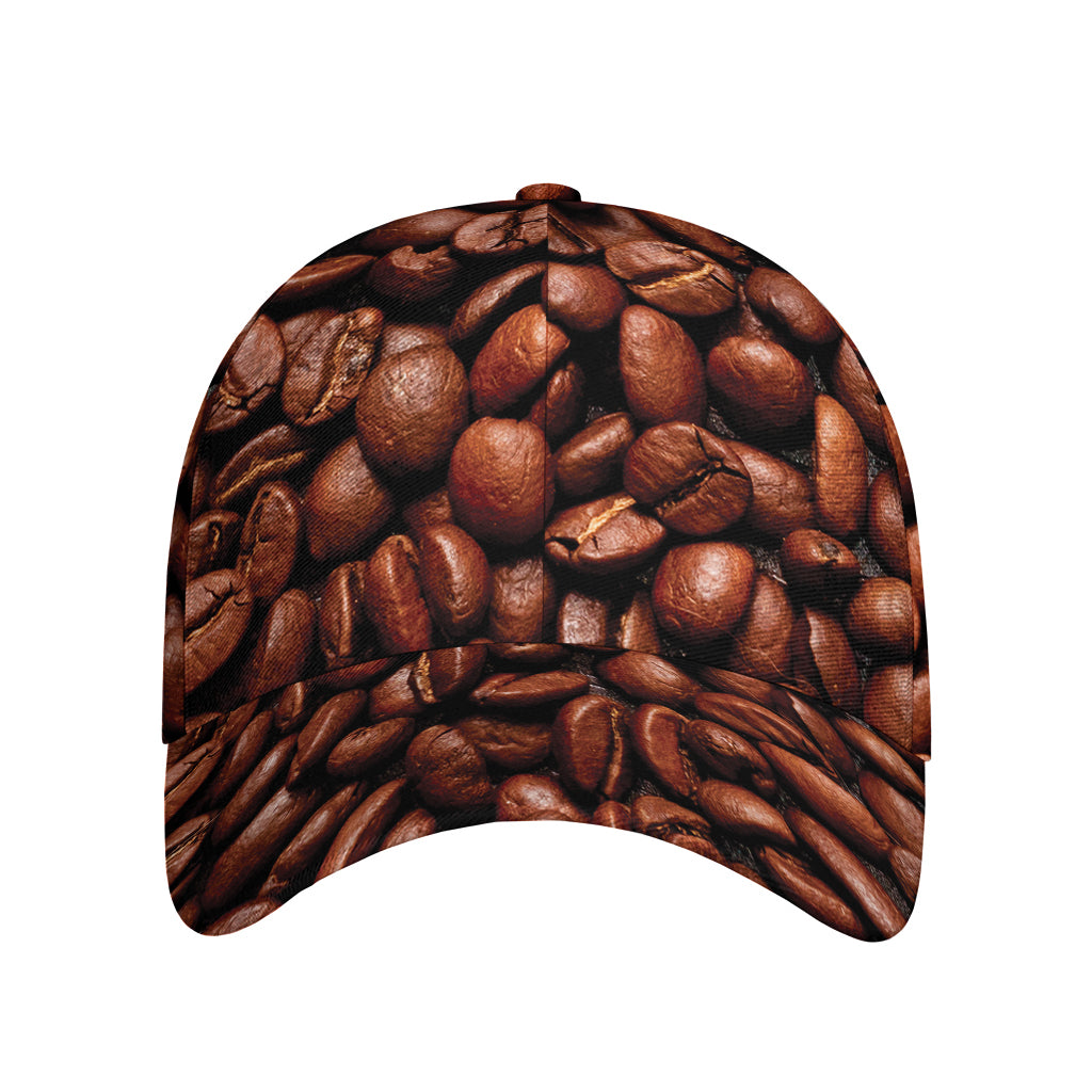 Coffee Beans Print Baseball Cap