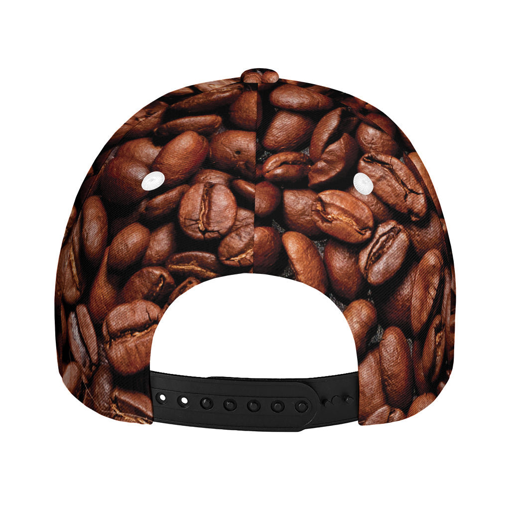 Coffee Beans Print Baseball Cap