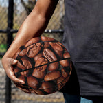 Coffee Beans Print Basketball