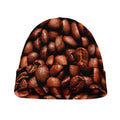 Coffee Beans Print Beanie