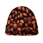 Coffee Beans Print Beanie