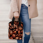 Coffee Beans Print Bible Tote Bag