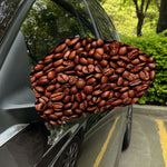 Coffee Beans Print Car Side Mirror Covers