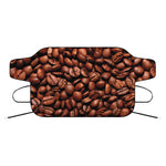 Coffee Beans Print Car Windshield Snow Cover