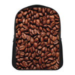 Coffee Beans Print Casual Backpack