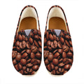 Coffee Beans Print Casual Shoes