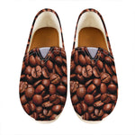 Coffee Beans Print Casual Shoes