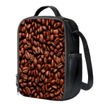 Coffee Beans Print Crossbody Lunch Bag