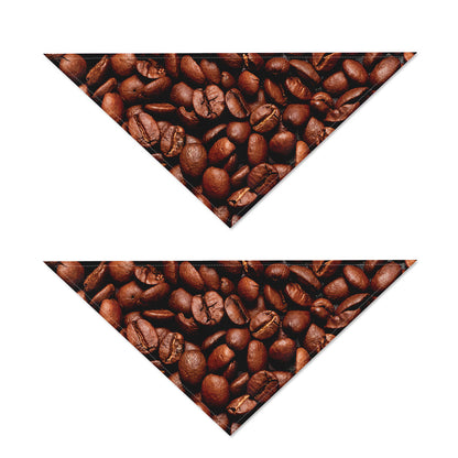 Coffee Beans Print Dog Bandana