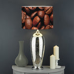 Coffee Beans Print Drum Lamp Shade