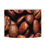 Coffee Beans Print Drum Lamp Shade