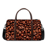 Coffee Beans Print Duffle Bag