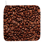 Coffee Beans Print Hand Towel