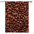 Coffee Beans Print House Flag