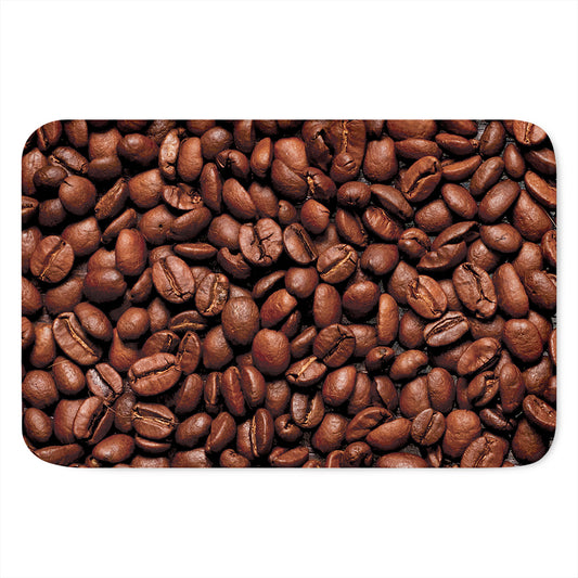 Coffee Beans Print Indoor Door Mat